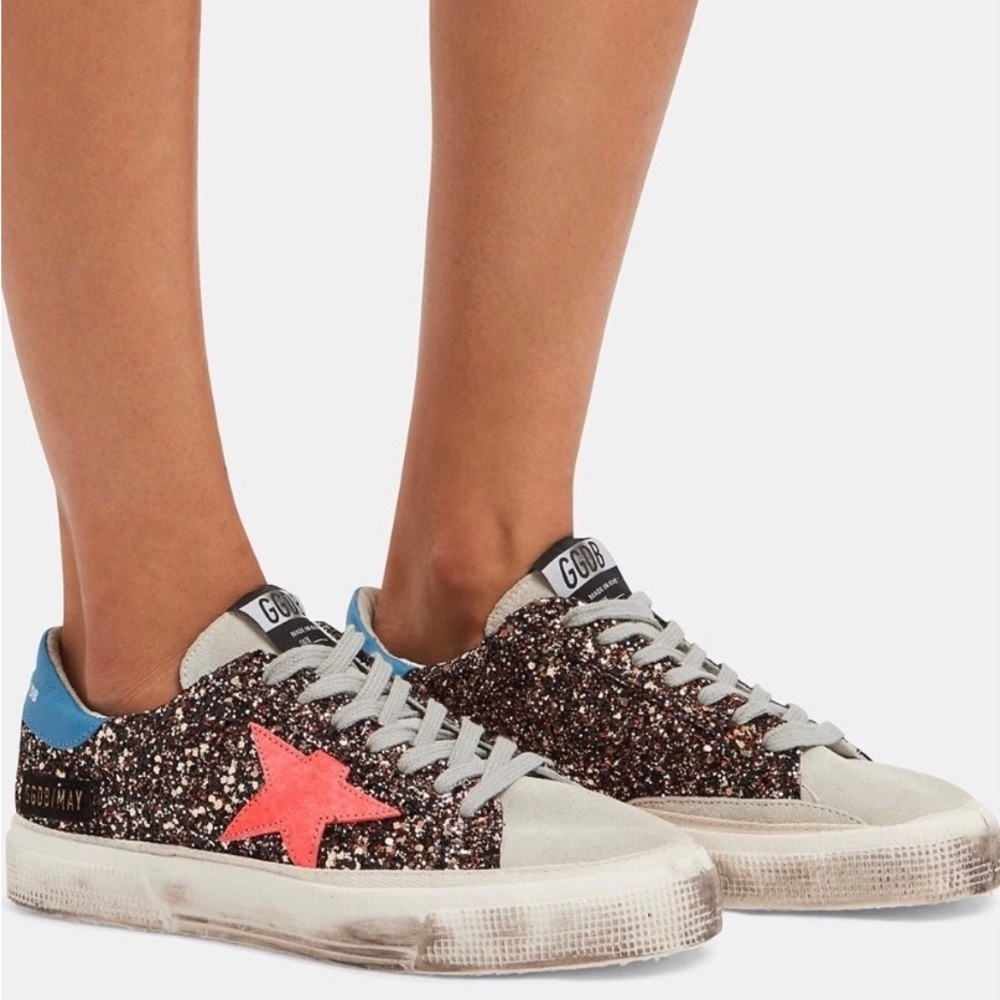 Golden Goose May Glitter Low-Top Sneakers - Picture 16 of 16